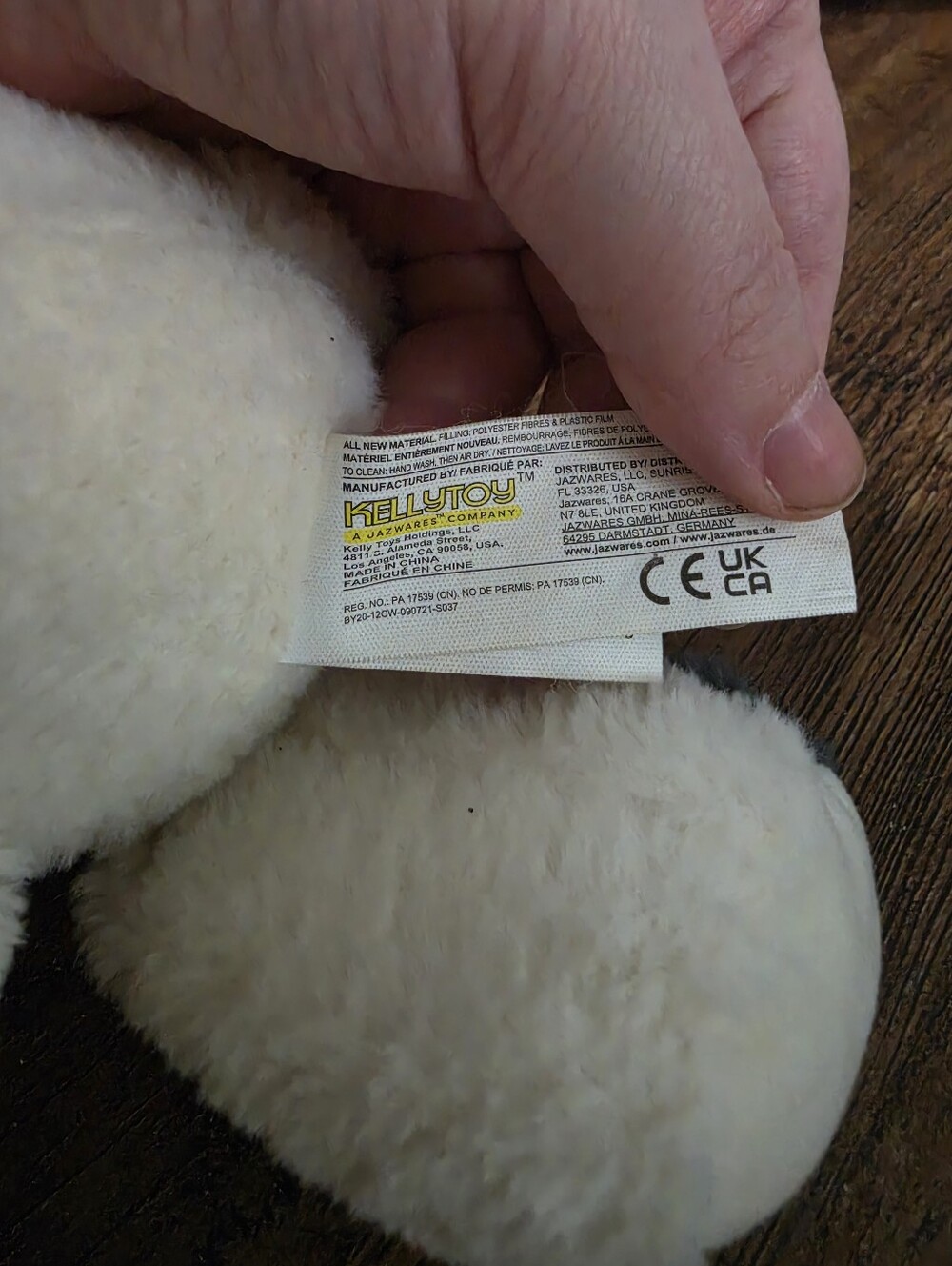 Kellytoy Cow Plush Rattle - Picture 3 of 3